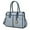 Light Blue - Denim, variant on MKF Collection Livia Satchel Bag for Women’s Crossbody Tote Bag Top-Handle Handbag by Mia K