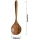 thumbnail image 2 of Nvzi Utensilios de cocina de teca, cucharas de madera, utensilios de cocina, cuchara para condimentos,utensilios de cocina naturales (cuchara para condimentos (9,25 x 2,76 pulgadas)), 2 of 5