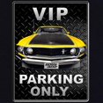 thumbnail image 3 of Tee Hunt Ford Mustang VIP Parking Only T-Shirt Boss 302 Muscle Car Mens Shirt, Hot Pink, Small, 3 of 5