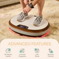 thumbnail image 3 of Lifepro RelaxaVibe 4D Vibration Plate Exercise Machine – Full Body Vibrating Plate for Circulation, Weight Loss & Recovery with Heated Ottoman, Joint Support & Triple Motor Technology, 3 of 10
