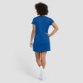 thumbnail image 5 of Women's Fanatics Royal Los Angeles Dodgers Ruched Drape T-Shirt Dress, 5 of 5