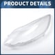 thumbnail image 5 of 1 Pc Cubierta de Lente de Faro Frontal Izquierdo para Ford Focus 2012-2014 No.BM5Z13008W PC Claro, 5 of 6