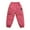 1#Watermelon Red, variant on Kiijoy Toddler Girls Padded Snow Pants Thick Winter Warm Puffer Cargo Pants, Sizes 3-4