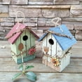 thumbnail image 5 of Yesbay Bird House Birdcage Painting Outdoor Garden Hanging Cottage Feeder Nest Crafts, 5 of 8