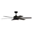 thumbnail image 4 of Trevor 52 in. Flat Black Finish Outdoor Ceiling Fan, Integrated LED Light & Remote Included, 4 of 4
