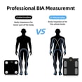 thumbnail image 5 of Báscula inteligente Fitdays para grasa corporal | Tecnología avanzada de 8 electrodos para IMC/20+ | LED a todo color y alta precisión | Báscula de baño para fitness y pérdida de peso | (FG2305ULB-Neg, 5 of 5