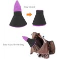 thumbnail image 5 of Sombrero de pesca deportivo al aire libre de verano, sombrero para el sol ultravioleta con orificio para cola de caballo, gorra de cubo Upf 50 para niñas, pesca en la playa de verano, morado, 5 of 5