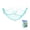 Seawater Blue, variant on Decorative Fish Net with 9 Shells, 78.7x39.4in Cotton Nautical Wall Decor for Home