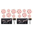 thumbnail image 4 of relayinert 6piece Fragrance Freshening Car Air Freshener For Pleasant Drive Air Purifying Air Vent Clips pink 2Set, 4 of 6
