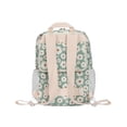 thumbnail image 3 of Tourbon Canvas Daisy Pattern Bike Rear Rack Pannier and Pickleball Racket Backpack, 3 of 12
