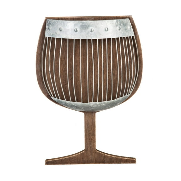 Wooden and Metal Wall Cork Holder