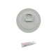 thumbnail image 3 of Parche/D-Pad de acero inoxidable para botes de PVC, balsas, kayaks, resistentes y fáciles de usar. Gris, 3 of 8