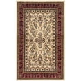 thumbnail image 5 of SAFAVIEH Lyndhurst Isadora Traditional Bordered Area Rug, Ivory/Red, 8' x 11', 5 of 10
