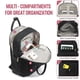 thumbnail image 2 of Laptop Backpack for Women 15 inch, with USB Port, Waterproof Travel Backpack Black, 2 of 5