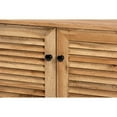 thumbnail image 5 of Baxton Studio Coolidge Modern and Contemporary Oak Brown Finished Wood 2-Door Shoe Storage Cabinet, 5 of 7