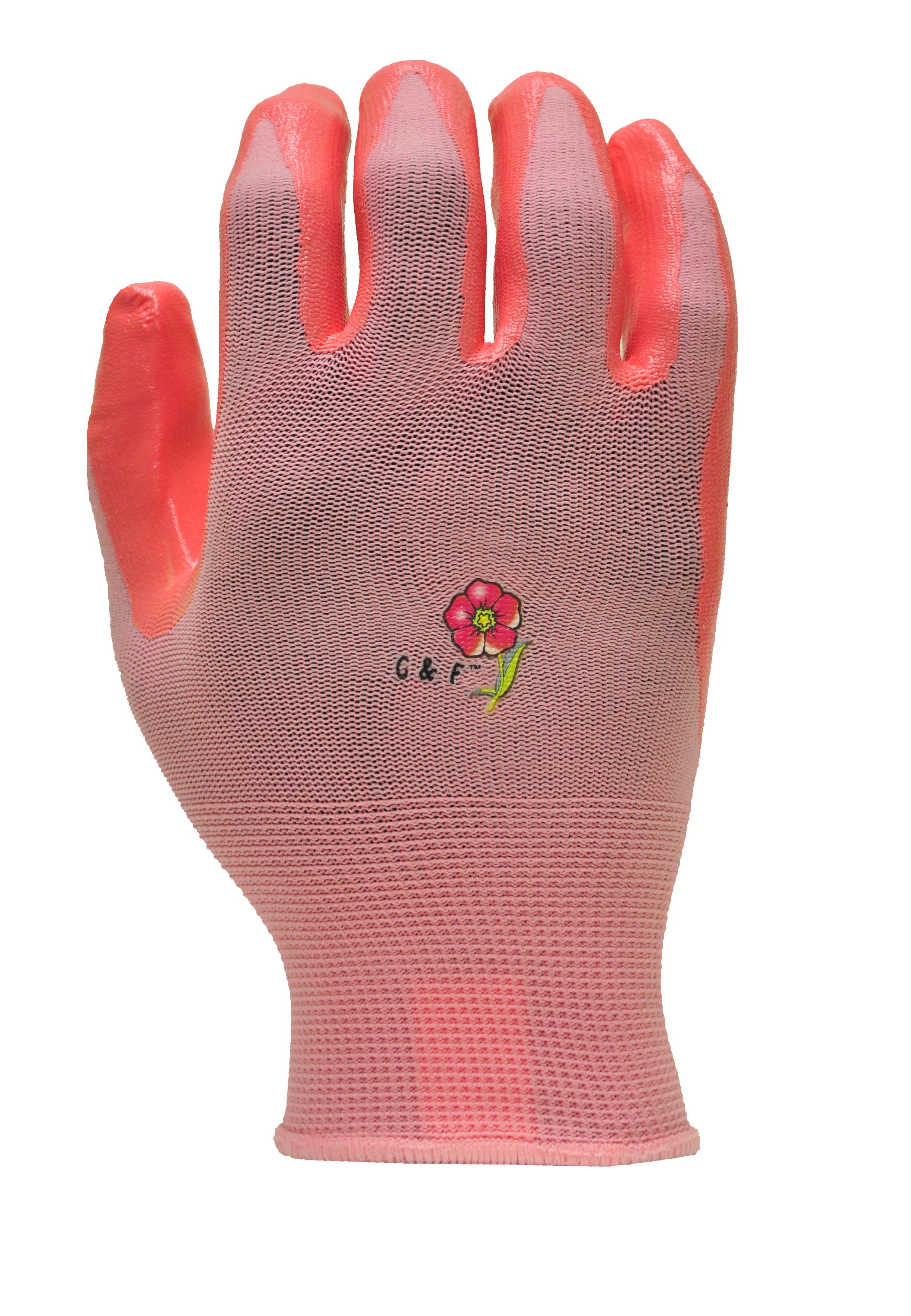 G and F Women's Garden Gloves, 6-Pair Pack, Assorted Colors photo 5