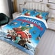 thumbnail image 3 of Arthur Christmas Conjunto de sábanas temático, trío de piezas, cómodo y amigable con la piel, diseño único, regalo de decoración para el hogar para familiares, amigos y fans, 90 cm * 190 cm, 3 of 6