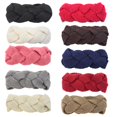 thumbnail image 1 of 10 diademas de punto trenzadas de colores variados para mujer, bandas para el cabello de hilo retorcido, envolturas para la cabeza de ganchillo, accesorios para el cabello, multicolor, 1 of 5