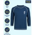 thumbnail image 5 of iXtreme Boys Rash Guard - 2 Pack Quick Dry UPF 50+ Sun Protection Long Sleeve Swim Shirt (8-18), 5 of 7