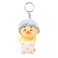thumbnail image 6 of BAELLERT Plush Doll Keychain Pendant Bag Ornament Yellow Duckling Stuffed Toy Cute Soft Key Ring for Car Keys Backpack Wallet, 6 of 7