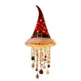 thumbnail image 3 of Santa Hat Hanging Christmas Decorations & Warm Glow, Plush Red Hat Holiday Light, Hat Hanging Decor with Glowing Tassels, Lightweight Festive Light for Indoor Outdoor, Porches, Tents, Tree Branch,B, 3 of 6