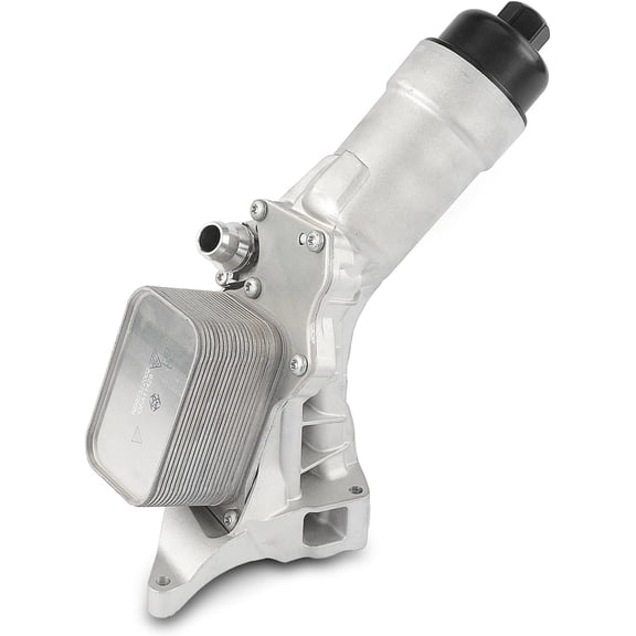 A-Premium Engine Oil Cooler and Oil Filter Housing Compatible with BMW Vehicles - 330e 2016-2018, 530e 2018-2020, 530i 2017-2020, X3 2018-2019, 430i xDrive Gran Coupe 2017-2020, 740e xDrive, X4
