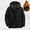 Black, variant on Men's Plus Size Winter Coat Ski Jacket, Warm Wool Design for Outdoor Hiking, Available in Sizes 5XL to 9XL for Comfort and Protection