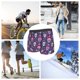 thumbnail image 4 of Balery leaf flower Skull colorful Calzoncillos bóxer para hombre, ropa interior de algodón suave y transpirable con cinturilla de nailon-X-Large, 4 of 5
