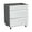 White, variant on 27" Base Cabinet-Double Door-Three Drawer-Grey
