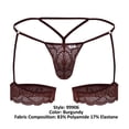 thumbnail image 4 of CandyMan Fashion Style 99906 Color Burgundy Size 2-3XL, 4 of 5