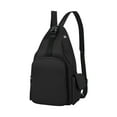 thumbnail image 6 of Bxaolu Crossbody Bags for Women Men Trendy Leisure&nbsp;Bag Bakpack Casual Chest Bag with Convertible Shoulder Strap for Daily Use, Black, 6 of 6