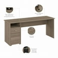 thumbnail image 3 of Cabot 72W Computer Desk with Drawers in Ash Gray - Engineered Wood, 3 of 9
