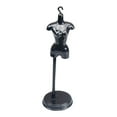 thumbnail image 1 of 1:6 Casa de muñecas Miniatura Soporte para muñecas Base redonda Soporte para maniquí Muñeca estable negro, 1 of 7