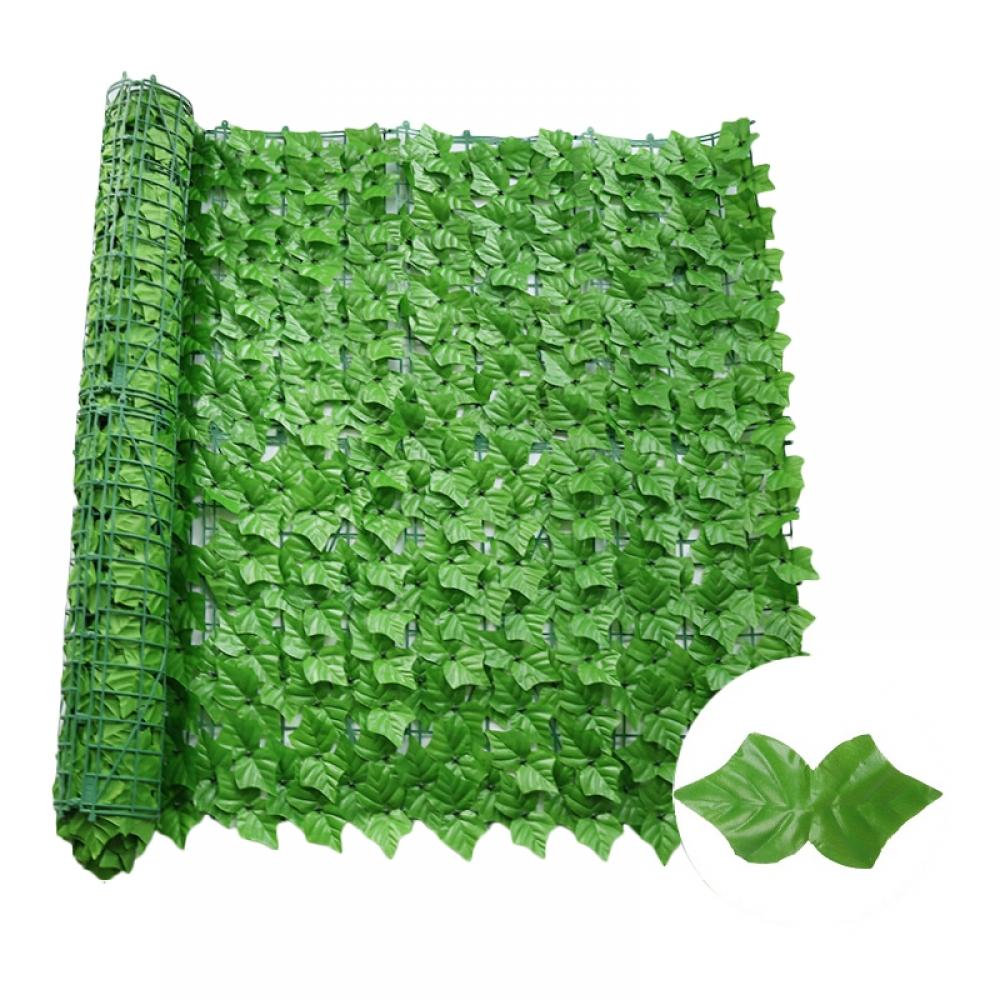 Artificial Leaves Privacy Fence Screen Artificial Hedges Fence Outdoor Decorative Faux Ivy