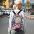 thumbnail image 7 of FORMRS Mini Backpack Purse for Women Travel Daypack Casual Shoulder Bag, Art Cat, 7 of 7