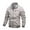 Grey, variant on Men's Coats And Jackets Hooded Men's Solid Color Stand-Up Collar Zipper Casual Warm Windproof Pocket Motorcycle Jacket Green XXXL JE