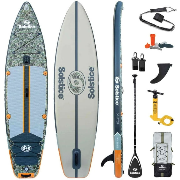 Solstice Drifter Inflatable Stand-up Paddleboard Kit - 11'6"