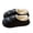 Black, variant on BinBiL Slippers for Women Mens Winter Warm Memory Foam Cotton Home Slippers Soft Plush Fleece Slip on House Slippers for Girls Indoor Outdoor Shoes