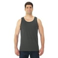 thumbnail image 1 of Fruit Of The Loom Mens HD Cotton Tank, S, Black Heather, 1 of 3