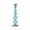 Blue, variant on Elegant Glass Taper Candle Holder Decor Romantic Decorative Accessories Party Fall Christmas Ornament - blue, 9x26.5cm