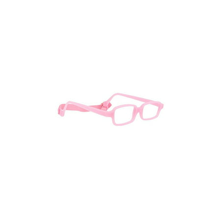 Miraflex: Built Up Bridge - New Baby1 Unbreakable Kids Eyeglass Frames | 39/14 - Pink | Age: 3Yr - 6Yr