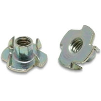 Bolt Dropper | Zinc Yellow Plated Steel T-Nuts 1/4"-20 Inch 100 Pack