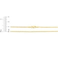 thumbnail image 4 of Floreo 14K Yellow Gold 1.5mm Solid Rope Diamond Cut Chain Necklace, 4 of 5