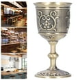 thumbnail image 6 of Bronze Wine Cup Vintage Goblet, Embossed European Royal Chalice Whiskey, Drink Party Supplies, Graduation Anniversary Christmas Collecting Ornaments[large size], 6 of 9