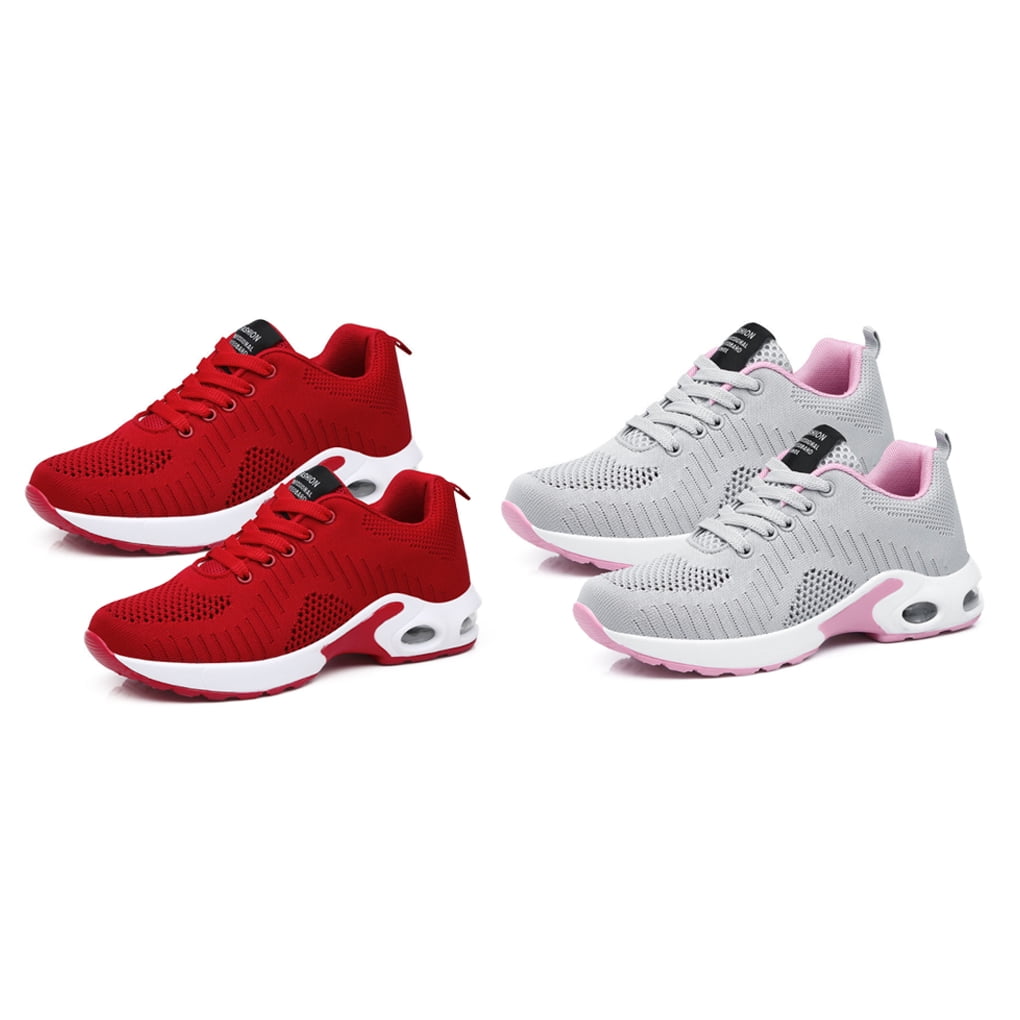 VONKY Mesh Sneakers Skin Friendly Lightweight Women Shoe Outdoor Running Shoes Thick Sole Female Anti-skidding Flat
