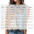thumbnail image 2 of Craaazy Halloween Plus Size Casual Tops for Women Solid Color V Neck 3/4 Length Sleeve Halloween Printed Stretch Autumn Festival Daily Wear Blouse, 2 of 5