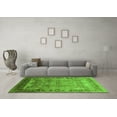 thumbnail image 3 of Ahgly Company Indoor Rectangle Oriental Green Industrial Area Rugs, 2' x 5', 3 of 4