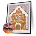 thumbnail image 2 of Cuadros Decorativos Kit de póster de casa de dulces 5D con pintura de diamante de taladro redondo completo (HJ347) Likrtyny embutido en tela, 2 of 9