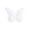 White, variant on Orangide Butterfly Wall Decor, Metal Butterfly Garden Ornament for Outdoor Fence, Courtyard Decoration Spring Summer Home Art