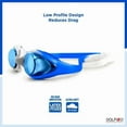 thumbnail image 3 of Lunettes de natation Dolfino Pro Ultrafit Youth - Bleu / Blanc, 3 of 7